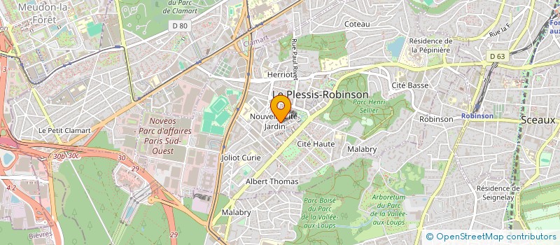 localisation de l'entreprise MONSIEUR ADRIEN BOUILLON à LE PLESSIS-ROBINSON