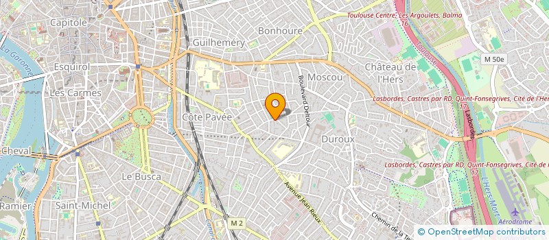 localisation de l'entreprise MONSIEUR ADRIEN BOULANGE à TOULOUSE