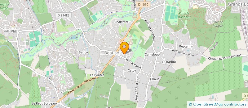 localisation de l'entreprise MONSIEUR ADRIEN BOUNAUD  GRADIGNAN