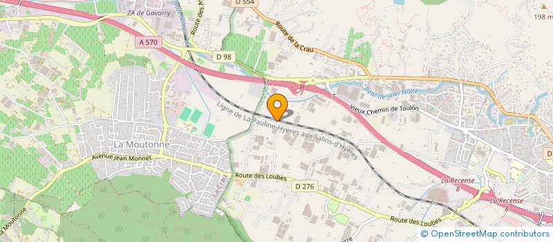 localisation de l'entreprise MONSIEUR ADRIEN BOURCIER à HYERES