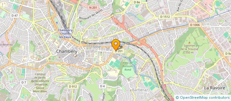 localisation de l'entreprise MONSIEUR ADRIEN BOURDAIS à CHAMBERY