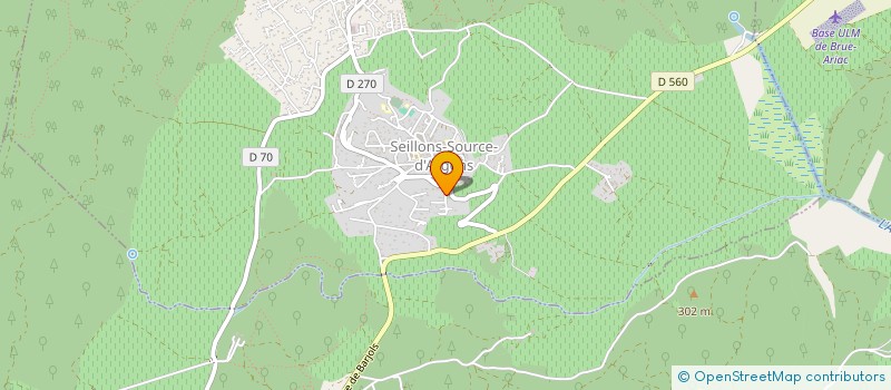 localisation de l'entreprise MONSIEUR ADRIEN BOUREZ à SEILLONS-SOURCE-D'ARGENS