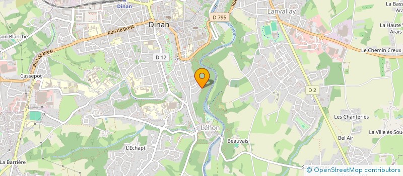 localisation de l'entreprise MONSIEUR ADRIEN BOURIGAULT  DINAN