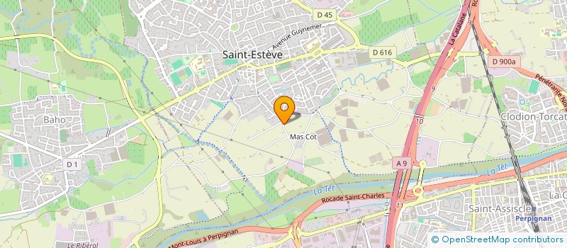 localisation de l'entreprise MONSIEUR ADRIEN BOUSQUET  SAINT-ESTEVE