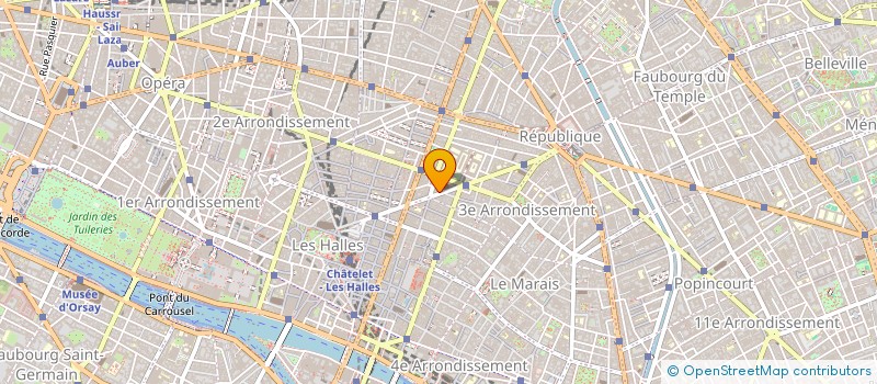 localisation de l'entreprise MONSIEUR ADRIEN BOUTEILLIER  PARIS