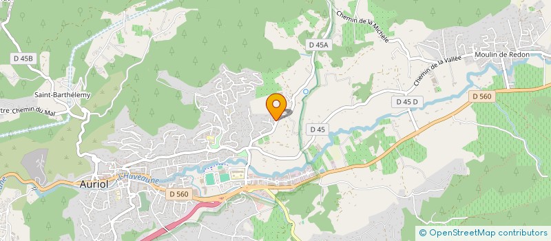 localisation de l'entreprise MONSIEUR ADRIEN BOYER  AURIOL