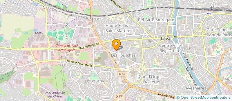 localisation de l'entreprise MONSIEUR ADRIEN BREAULT à LAVAL