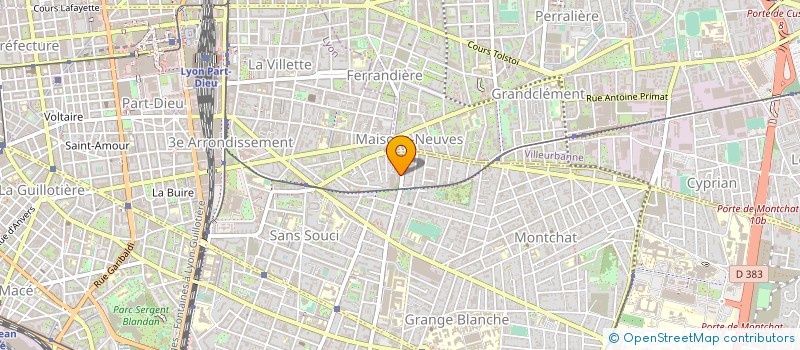 localisation de l'entreprise MONSIEUR ADRIEN BRISSONNET  LYON