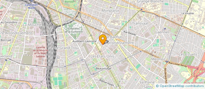 localisation de l'entreprise MONSIEUR ADRIEN BROUSSET  LYON