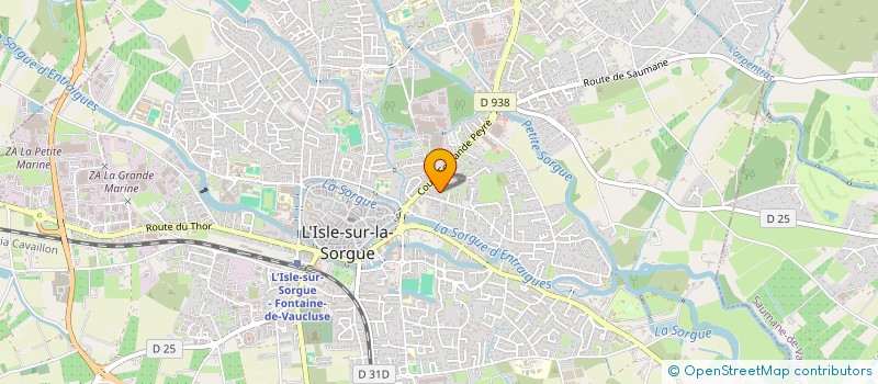 localisation de l'entreprise MONSIEUR ADRIEN BROUSSIER  L'ISLE-SUR-LA-SORGUE