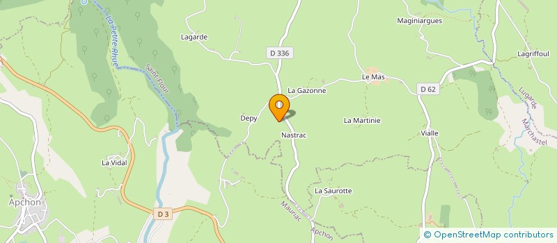 localisation de l'entreprise MONSIEUR ADRIEN BRUGIERE à COLLANDRES