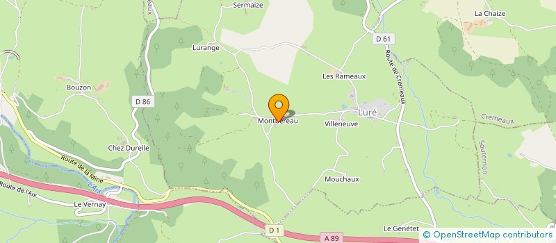 localisation de l'entreprise MONSIEUR ADRIEN BRUNELIN à LURE