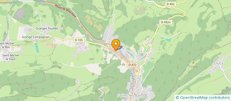 localisation de l'entreprise MONSIEUR ADRIEN BRUYERE  SALINS-LES-BAINS