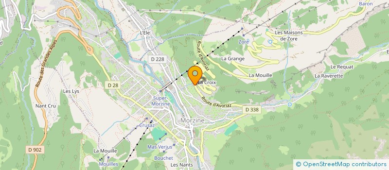 localisation de l'entreprise MONSIEUR ADRIEN BUET  MORZINE