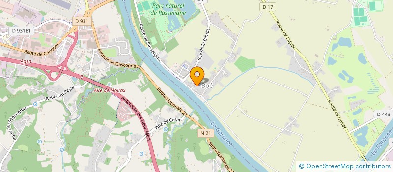 localisation de l'entreprise MONSIEUR ADRIEN BUGEAT  BOE