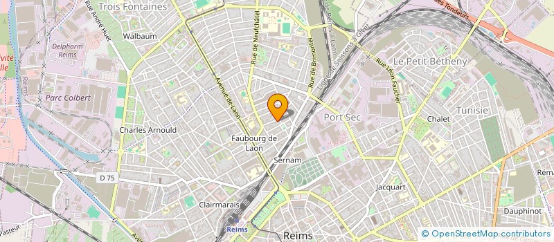 localisation de l'entreprise MONSIEUR ADRIEN BUTEUX  REIMS