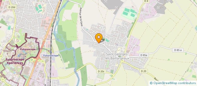 localisation de l'entreprise MONSIEUR ADRIEN CABANES  SAINT-GEORGES-LES-BAILLARGEAUX