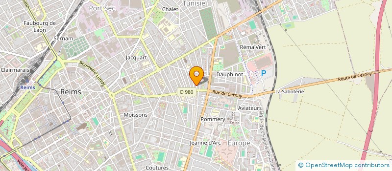 localisation de l'entreprise MONSIEUR ADRIEN CADIN  REIMS