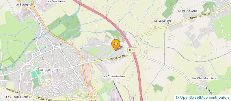 localisation de l'entreprise MONSIEUR ADRIEN CAILLAUD à LONGUE-JUMELLES