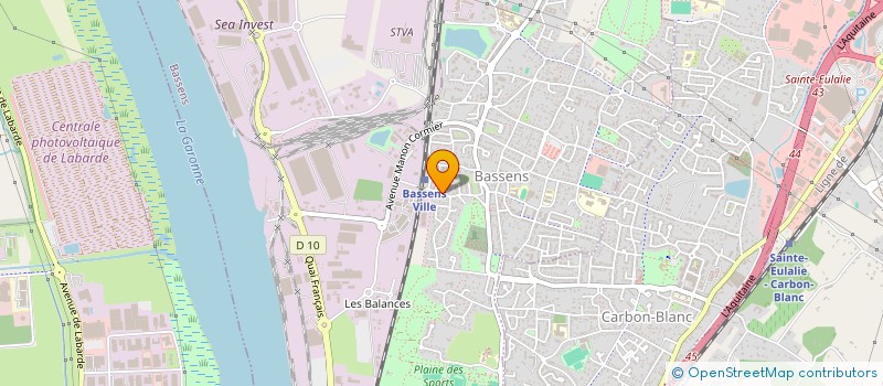 localisation de l'entreprise MONSIEUR ADRIEN CALLIOS  BASSENS