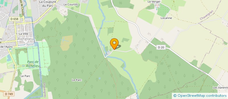 localisation de l'entreprise MONSIEUR ADRIEN CALLU  CHAVEIGNES