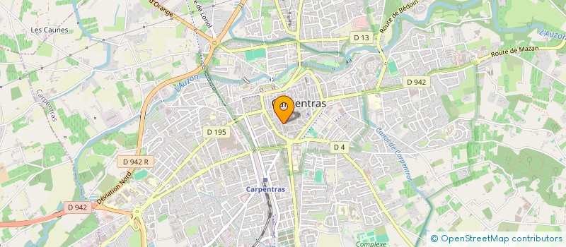 localisation de l'entreprise MONSIEUR ADRIEN CAMARA à CARPENTRAS