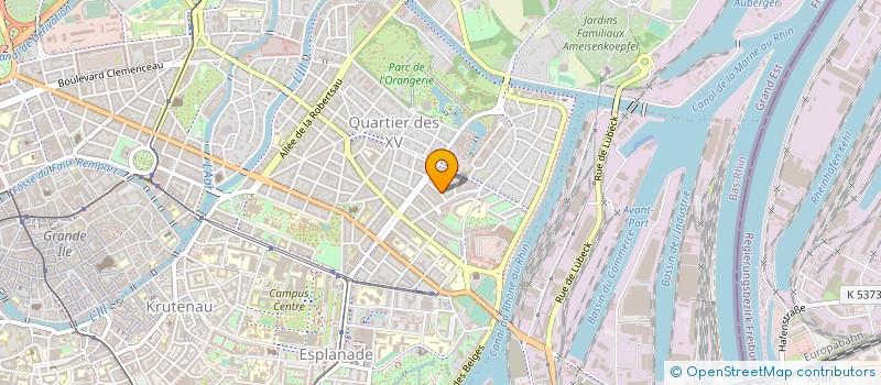 localisation de l'entreprise MONSIEUR ADRIEN CANDAU à STRASBOURG