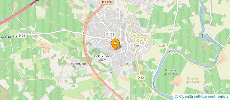 localisation de l'entreprise MONSIEUR ADRIEN CANO  BESSAN