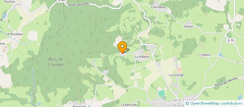 localisation de l'entreprise MONSIEUR ADRIEN CAPELLE à SAINT-SULPICE-LE-GUERETOIS
