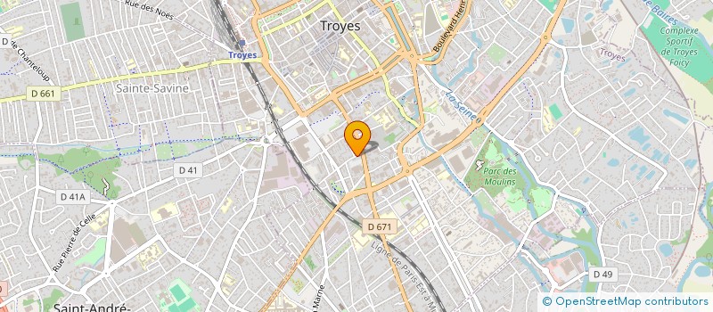 localisation de l'entreprise MONSIEUR ADRIEN CAPORINI à TROYES