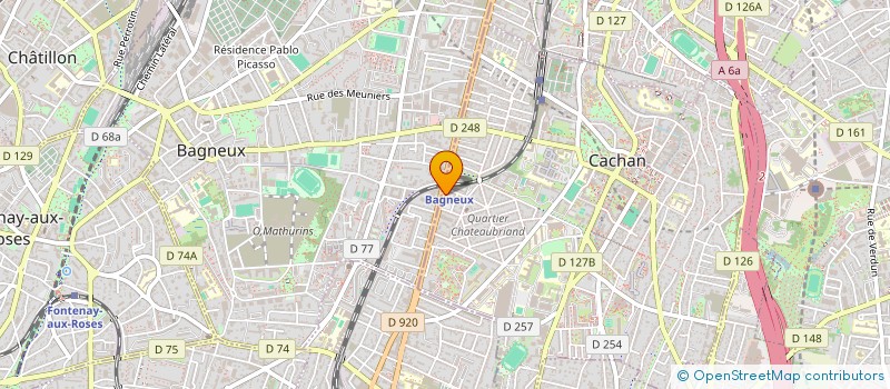 localisation de l'entreprise MONSIEUR ADRIEN CARDON  CACHAN