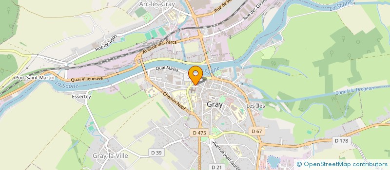 localisation de l'entreprise MONSIEUR ADRIEN CARITEY à GRAY