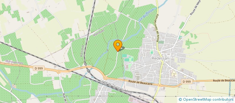 localisation de l'entreprise MONSIEUR ADRIEN CARLES  MANDUEL