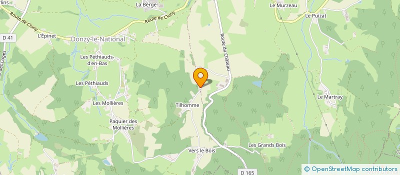 localisation de l'entreprise MONSIEUR ADRIEN CARRABIN à LA VINEUSE SUR FREGANDE