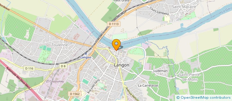 localisation de l'entreprise MONSIEUR ADRIEN CASCIO à LANGON
