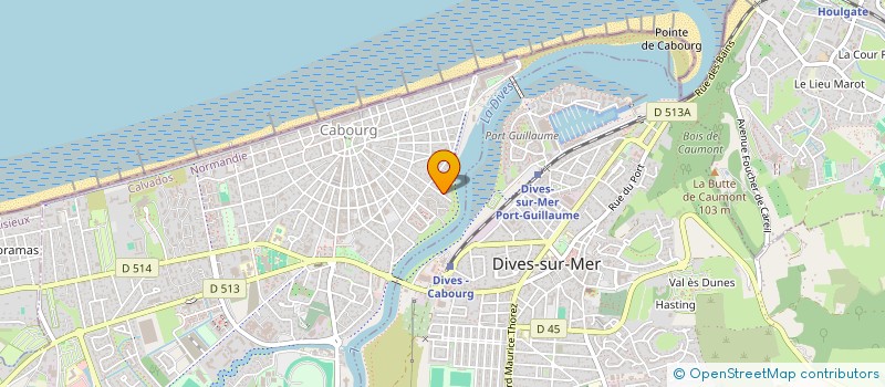 localisation de l'entreprise MONSIEUR ADRIEN CASTELIN  CABOURG