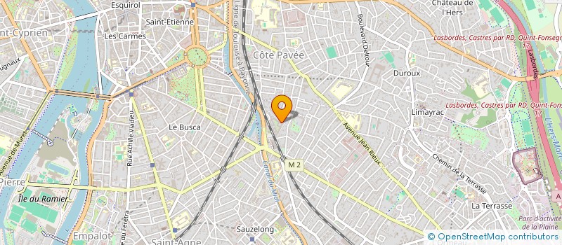 localisation de l'entreprise MONSIEUR ADRIEN CASTINEL à TOULOUSE