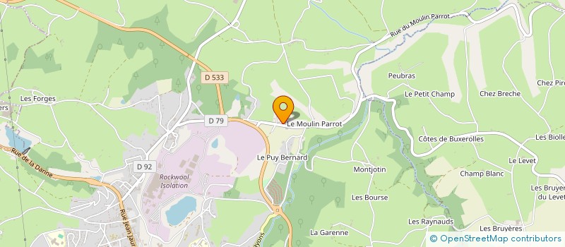 localisation de l'entreprise MONSIEUR ADRIEN CATHONNET  SAINT-ELOY-LES-MINES