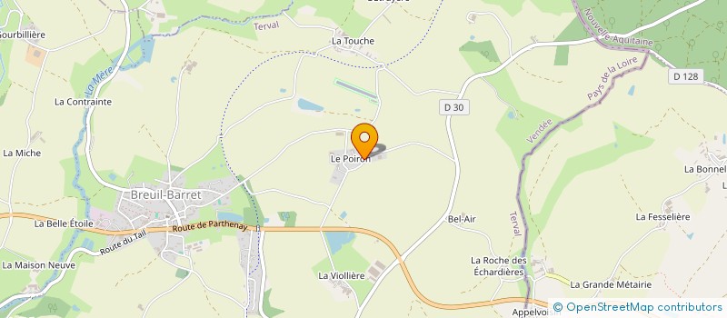 localisation de l'entreprise MONSIEUR ADRIEN CAUDRON  ANTIGNY