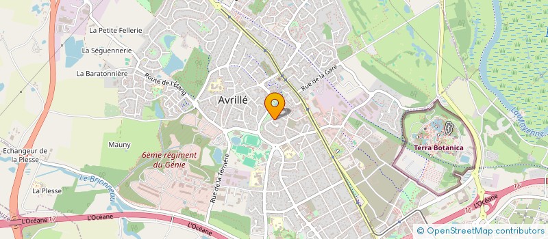 localisation de l'entreprise MONSIEUR ADRIEN CAUDRON à AVRILLE