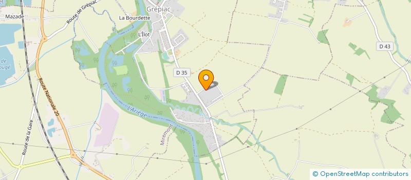 localisation de l'entreprise MONSIEUR ADRIEN CELMA  PUYDANIEL