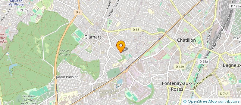 localisation de l'entreprise MONSIEUR ADRIEN CERBONI à CLAMART