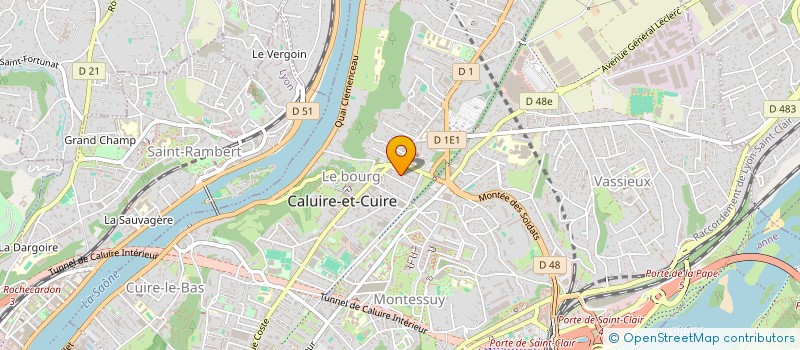 localisation de l'entreprise MONSIEUR ADRIEN CEZANNE à CALUIRE-ET-CUIRE