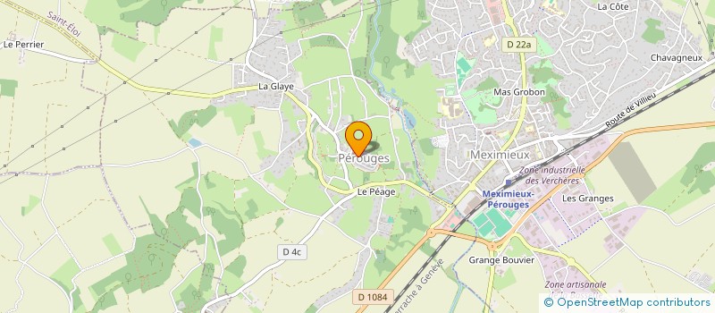 localisation de l'entreprise MONSIEUR ADRIEN CHABAUD  PEROUGES