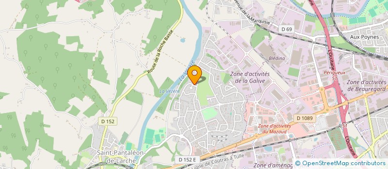 localisation de l'entreprise MONSIEUR ADRIEN CHADELAUD  SAINT-PANTALEON-DE-LARCHE