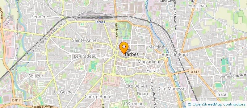 localisation de l'entreprise MONSIEUR ADRIEN CHALIAUD  TARBES