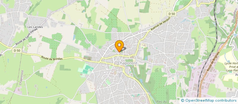 localisation de l'entreprise MONSIEUR ADRIEN CHAMBRIER  CHAPONOST