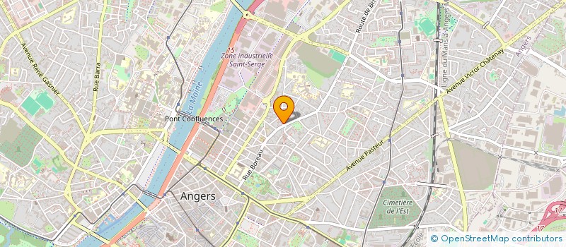 localisation de l'entreprise MONSIEUR ADRIEN CHAMEROY à ANGERS