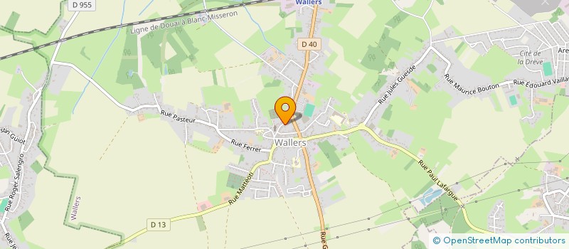 localisation de l'entreprise MONSIEUR ADRIEN CHANU  WALLERS