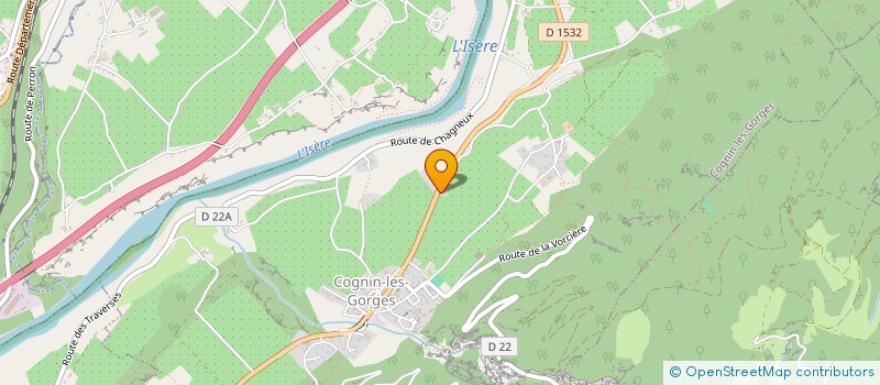 localisation de l'entreprise MONSIEUR ADRIEN CHARAVIN  COGNIN-LES-GORGES